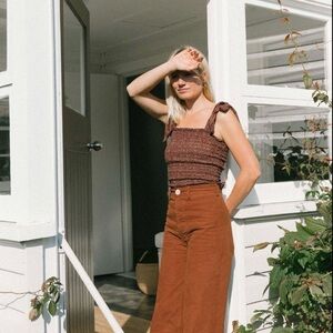 Dôen Leo Floral Top